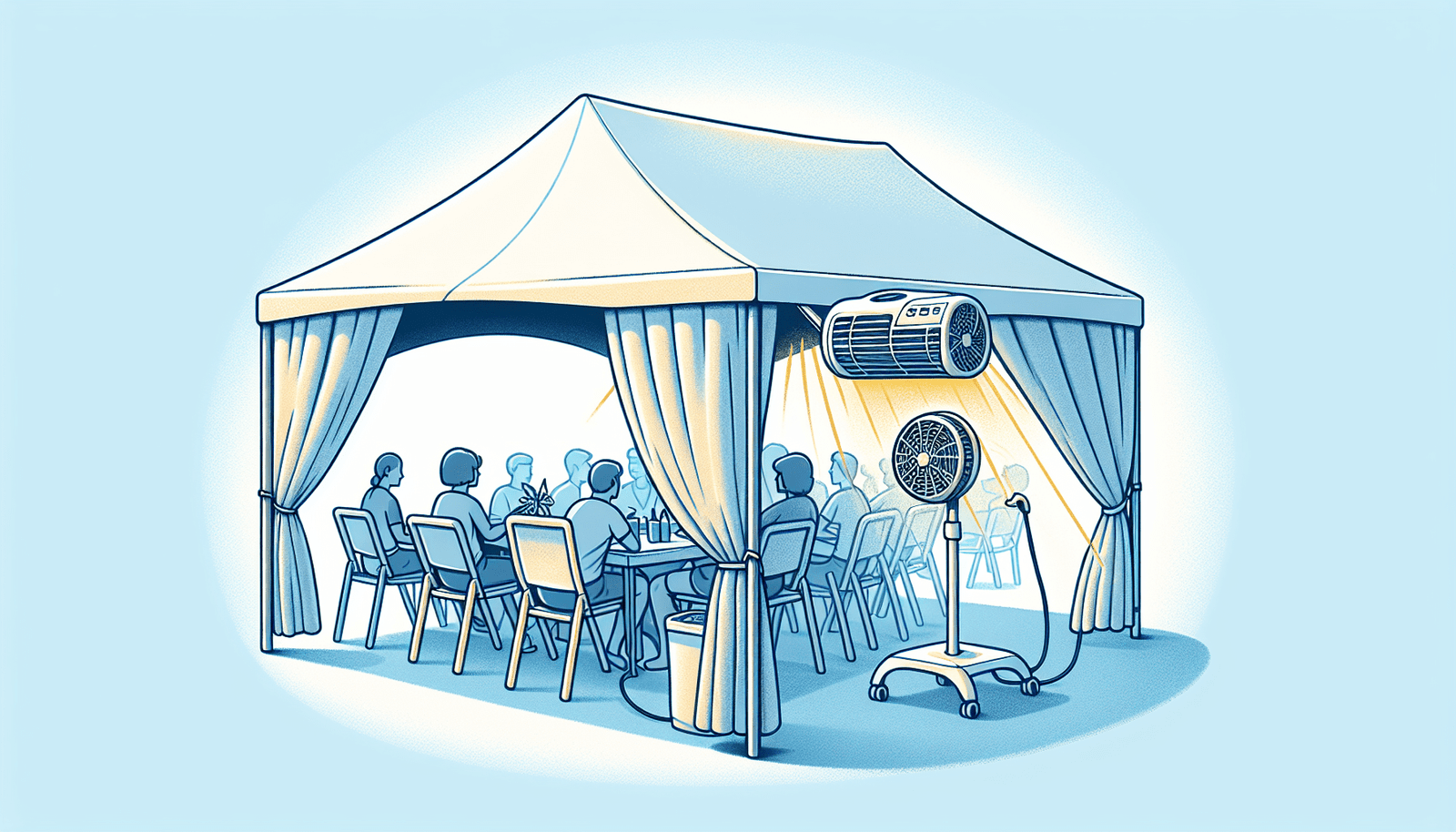 Can I Attach A Fan Or Air Conditioner To A Canopy Tent?