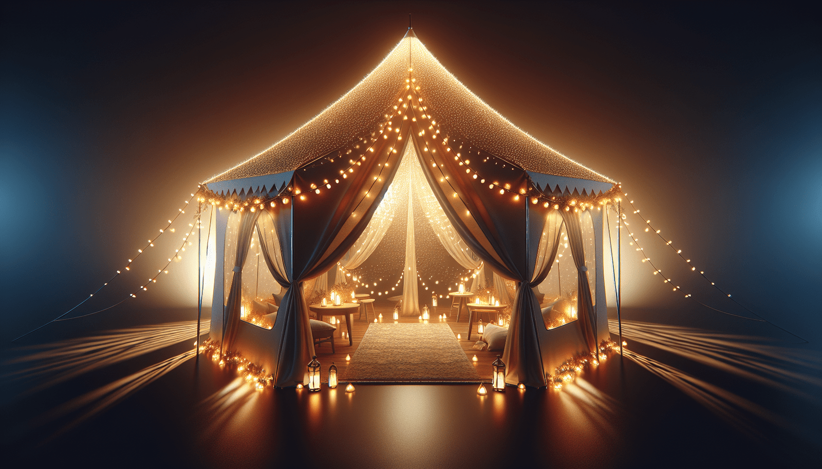 How Do I Hang Lights Inside A Canopy Tent?